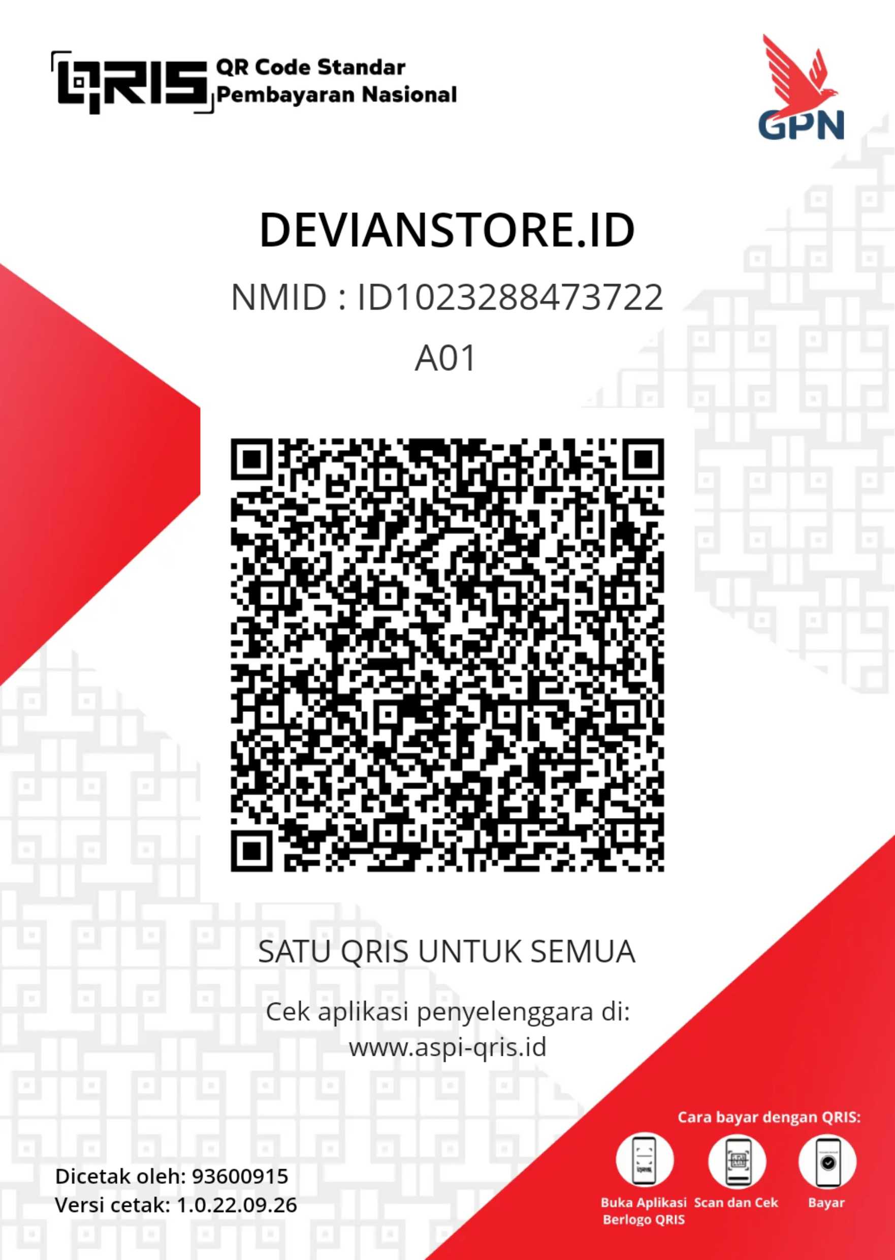 QRIS Devian Store